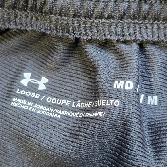 Under Armour Pants Mens Medium Gray White Zip Ankle Pull-On Athletic Casual - Picture 6 of 15